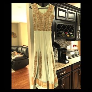 Brand new Mint green Anarkali suit